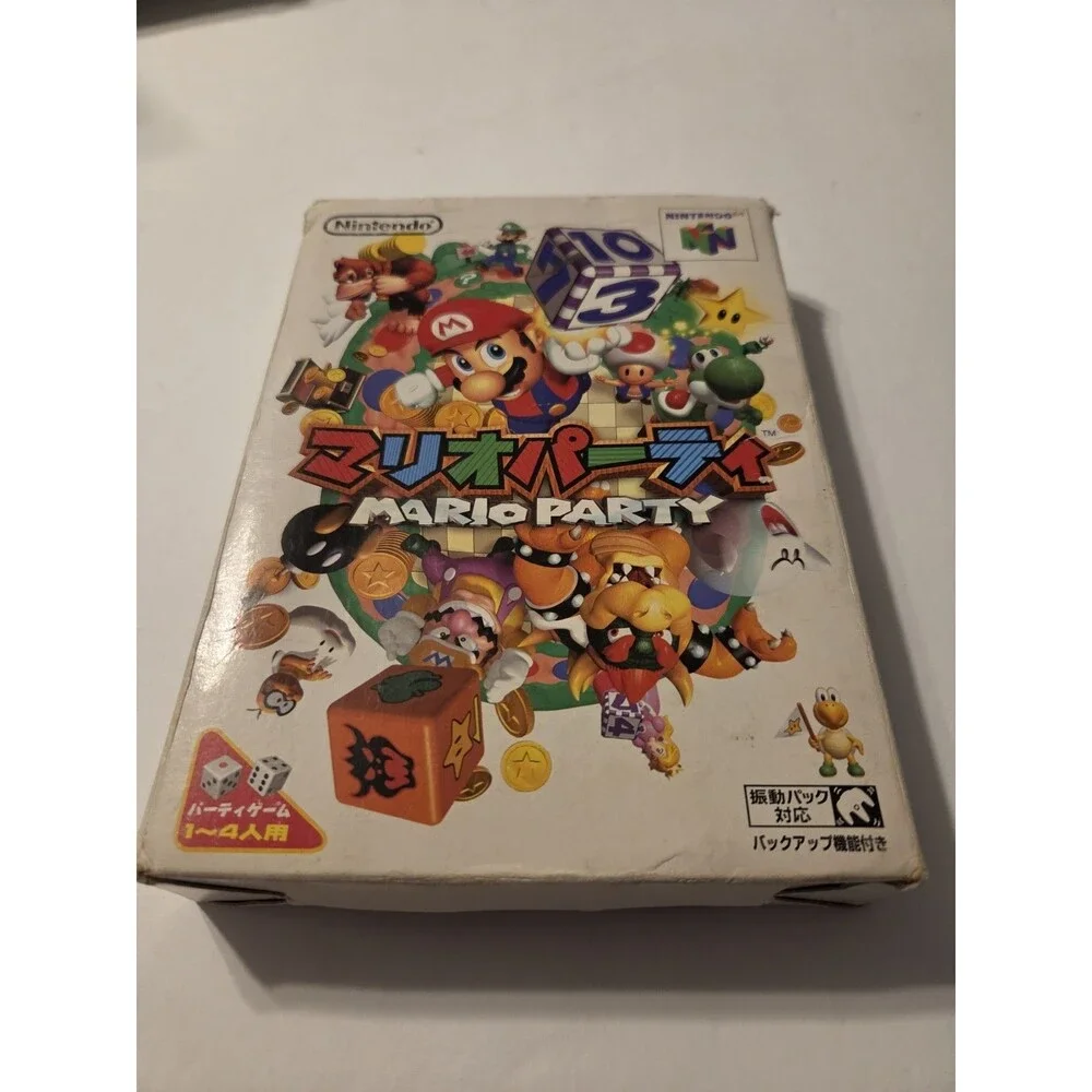 Nintendo 64 Mario Party CIB Manual Game Indert Japanese N64 1998 USA Seller
